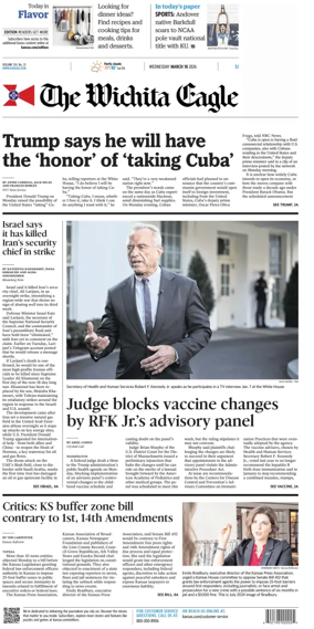 Cover of The Wichita Eagle