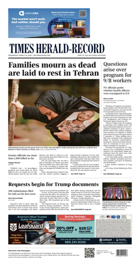 Cover of Times Herald-Record