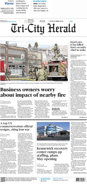 Cover of Tri-City Herald