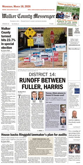 Cover of Walker County Messenger