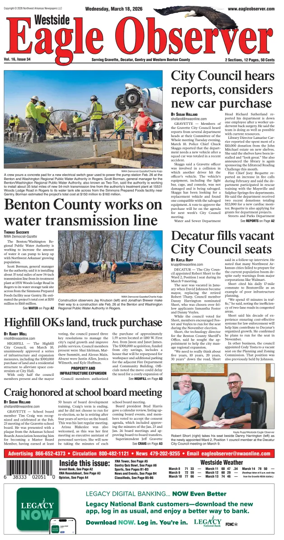 Cover of Westside Eagle-Observer