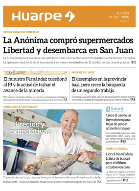 Cover of Diario Huarpe