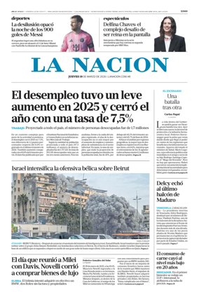 Cover of La Nacion