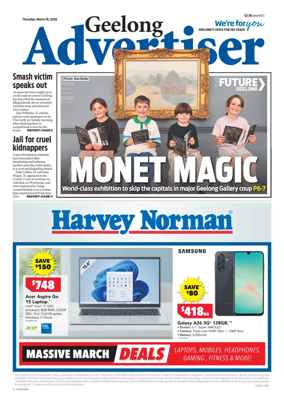 Cover of Geelong Advertiser