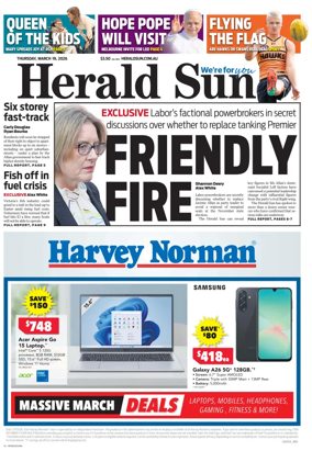 Cover of Herald Sun