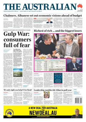 Cover of The Australian