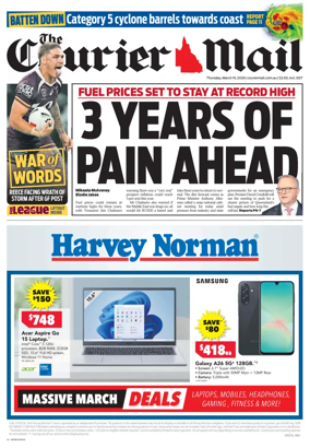 Cover of The Courier-Mail