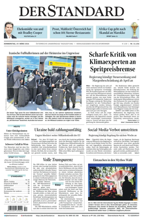 Cover of Der Standard