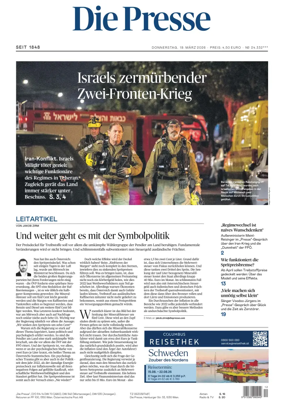Cover of Die Presse