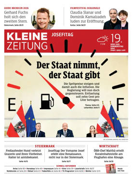 Cover of Kleine Zeitung Steiermark