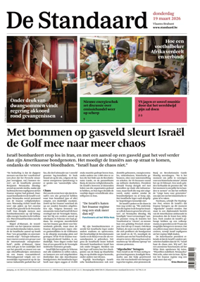 Cover of De Standaard