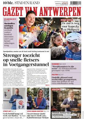 Cover of Gazet van Antwerpen Stad en Rand