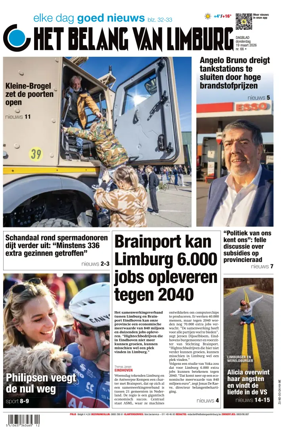 Cover of Het Belang van Limburg
