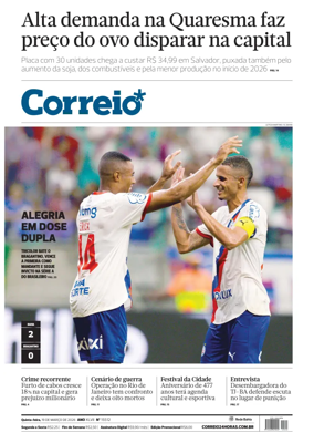 Cover of Correio da Bahia
