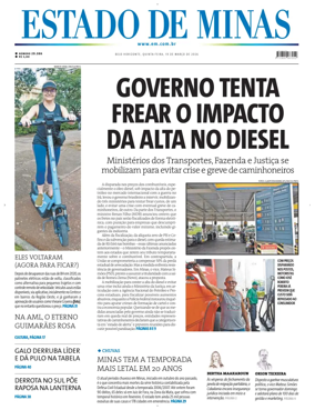 Cover of Estado de Minas (Brazil)