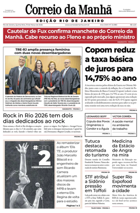 Cover of Jornal Correio da Manha