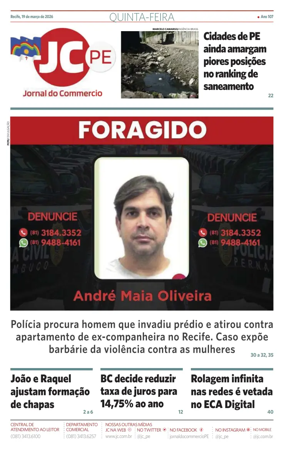 Cover of Jornal do Commercio