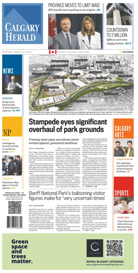 Cover of Calgary Herald