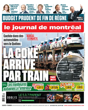 Cover of Le Journal de Montreal