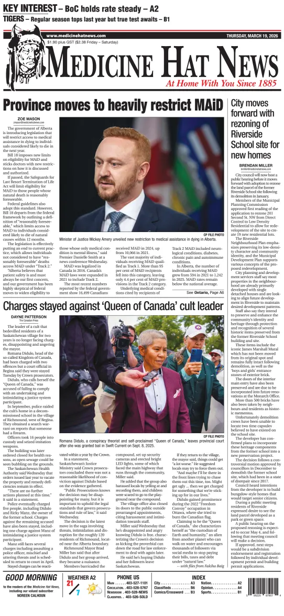 Cover of Medicine Hat News