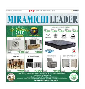 Cover of Miramichi Leader