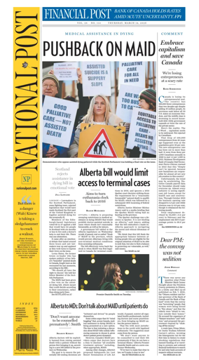 Cover of National Post - (National Edition)