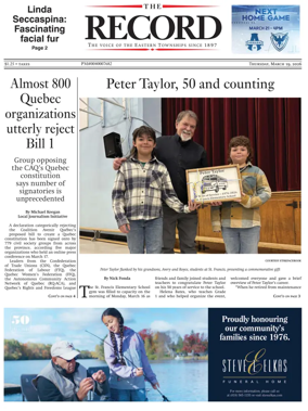 Cover of Sherbrooke Record