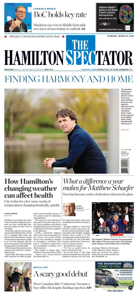 Cover of The Hamilton Spectator