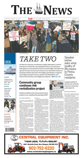 Cover of The News (New Glasgow)