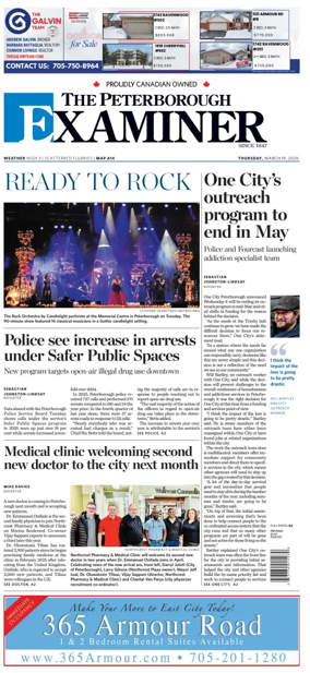 Cover of The Peterborough Examiner