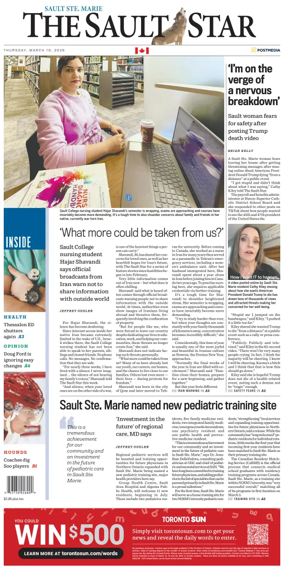 Cover of The Sault Star