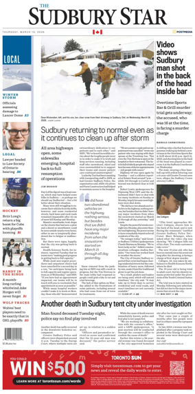 Cover of The Sudbury Star