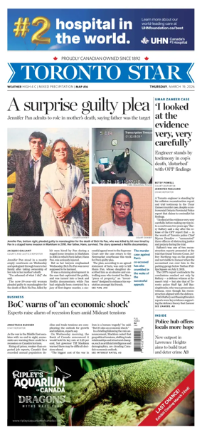 Cover of Toronto Star