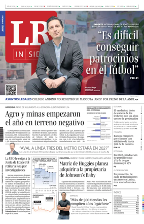 Cover of La Republica (Colombia)
