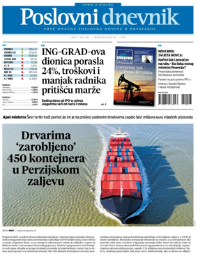 Cover of Poslovni Dnevnik