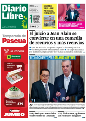 Cover of Diario Libre (Republica Dominicana)