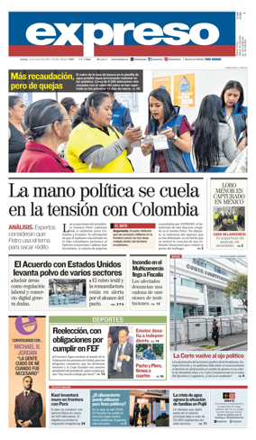 Cover of Diario Expreso
