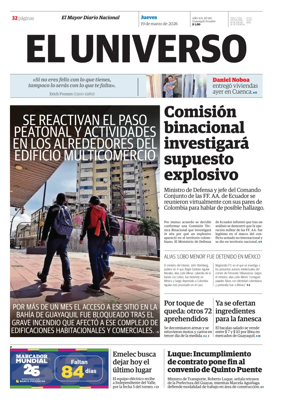 Cover of El Universo