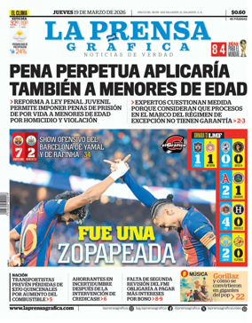 Cover of La Prensa Grafica