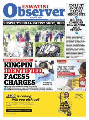 Cover of Eswatini Observer
