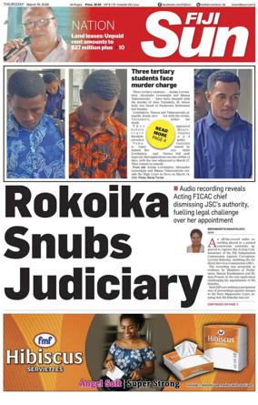 Cover of Fiji Sun