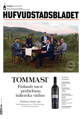 Cover of Hufvudstadsbladet