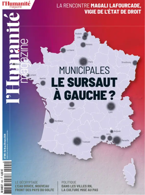 Cover of L'HUMANITE MAGAZINE