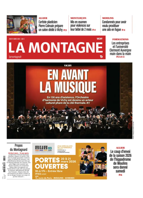 Cover of La Montagne (Vichy)
