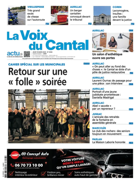 Cover of La Voix du Cantal