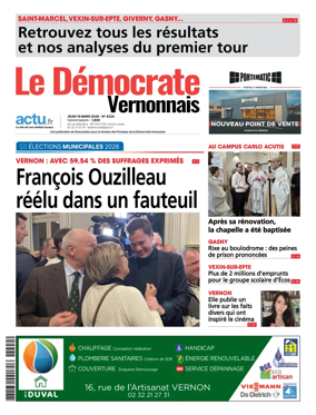 Cover of Le Democrate Vernonnais
