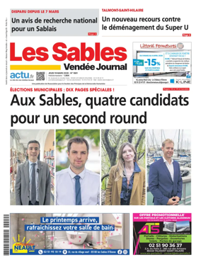 Cover of Les Sables Vendee Journal