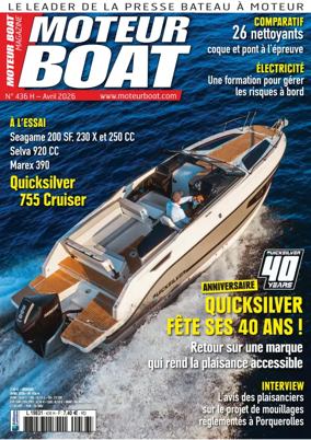 Cover of Moteur Boat Magazine
