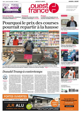Cover of Ouest France (Angers / Segre)