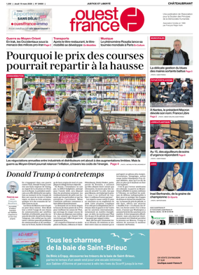 Cover of Ouest France (Chateaubriant)